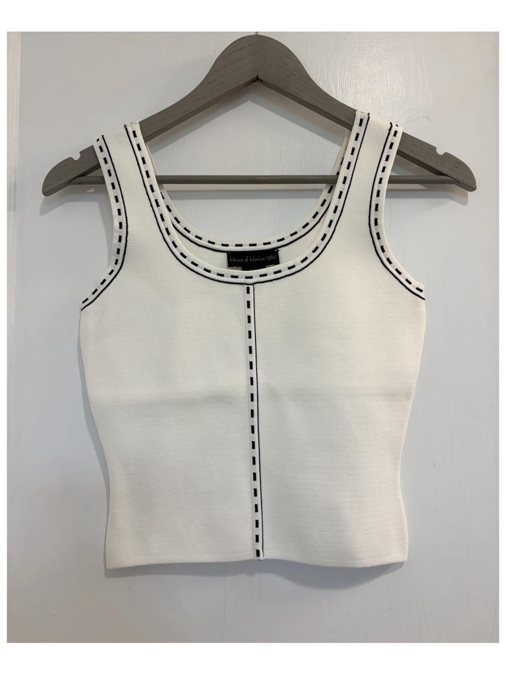 House of Harlow 1960 Tank with Black Contrast Stitching